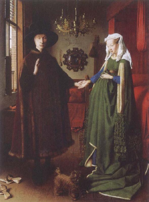 Jan Van Eyck The Arnolfini Portrait Spain oil painting art